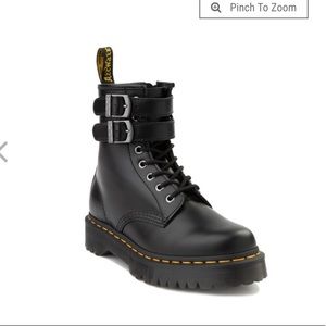 Dr. Martens 1460 8-Eye Bex Buckle Boot - Black